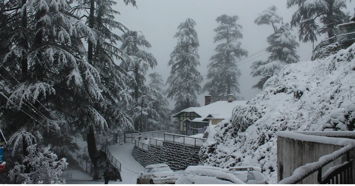 Himachal Pradesh Draped in a Blanket of Snow